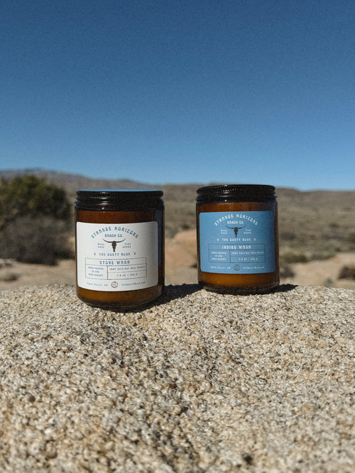 Indigo Wash - Hand-Poured Coconut Soy Wax Candle