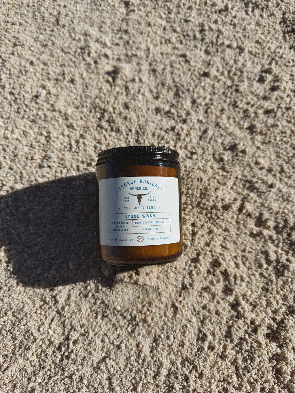 Stone Wash - Hand-Poured Coconut Soy Wax Candle
