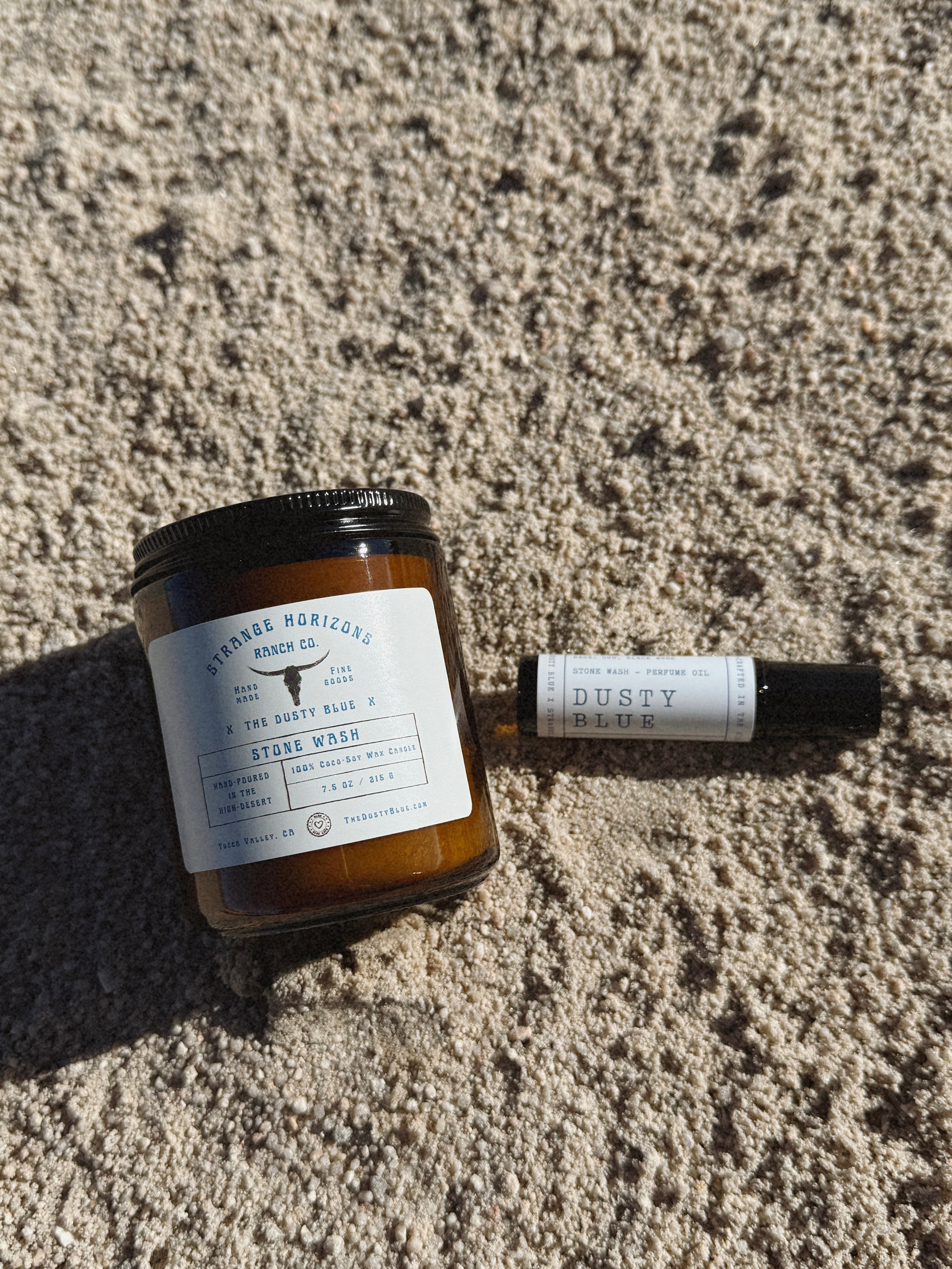 Stone Wash - The Dusty Blue X Strange Horizons Perfume Oil Roller