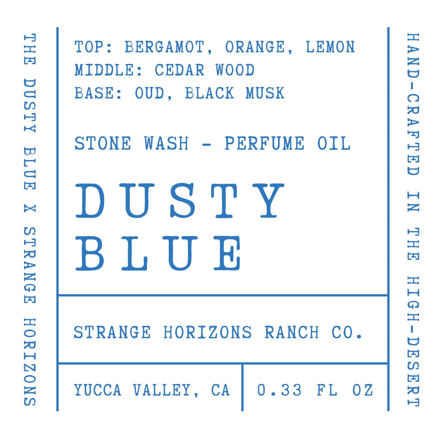Stone Wash - The Dusty Blue X Strange Horizons Perfume Oil Roller